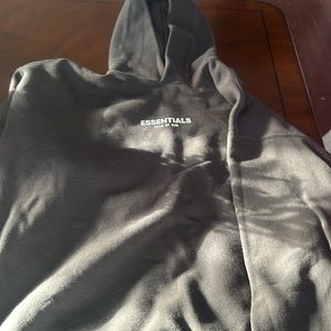 FOG essentials hoodie. Oversized size M.  Off black.